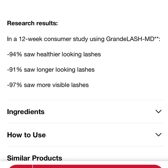 β¨ NWB Grande Cosmetics Grande Lash MD Lash Enhancing Serum ποΈ - Picture 8 of 8